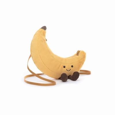 Jellycat Amuseables Banana Bag USA | 48975QDJN